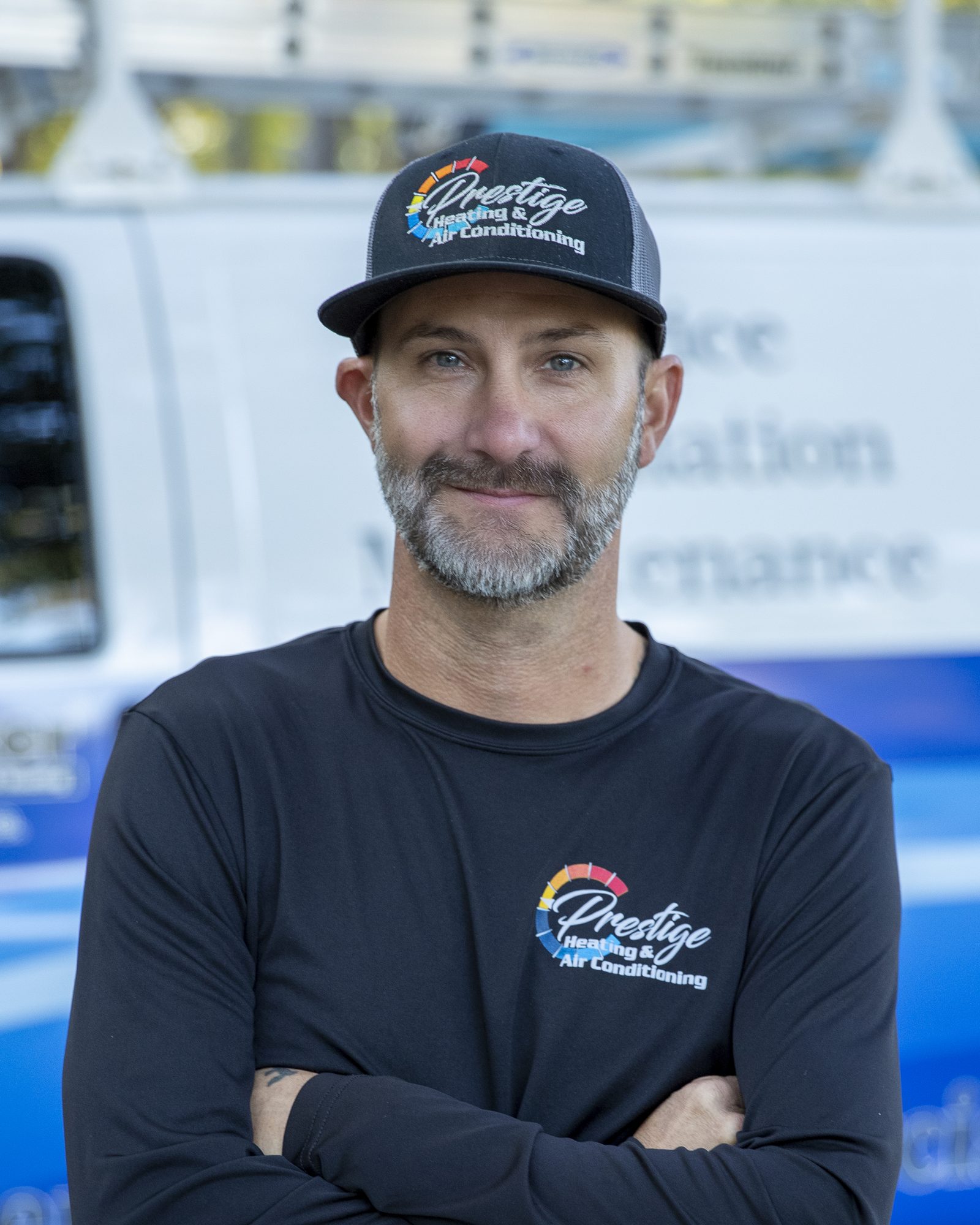 Prestige Heating & Air Conditioning technician portrait