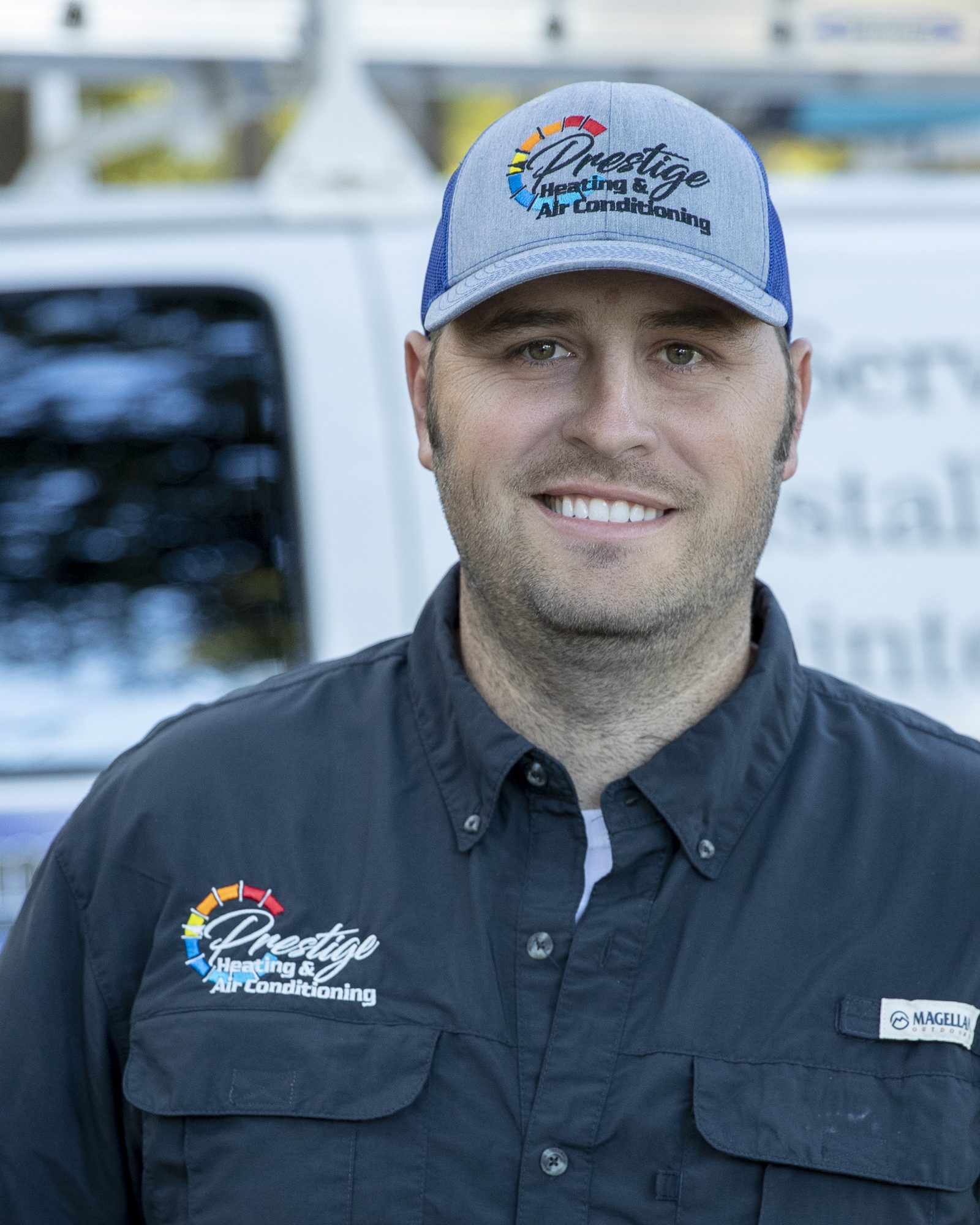 Prestige Heating & Air Conditioning technician portrait